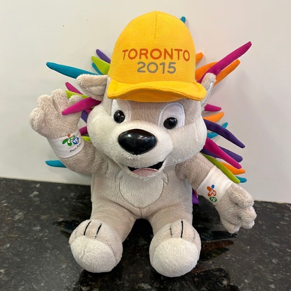 Pan Am Games Toronto 2015 Plush Pachi porcupine Plush 9" Tall